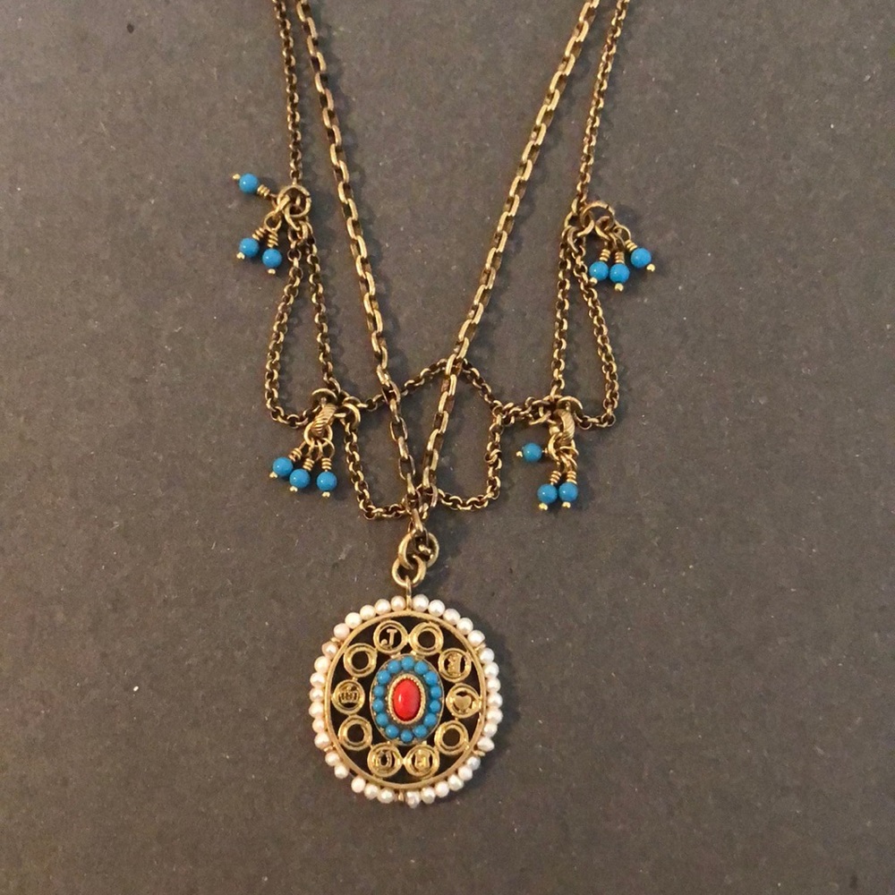 Juicy Couture Double Layered Pendant Necklace